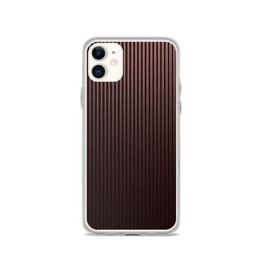 Dark Red Carbon Fiber iPhone Clear Thin Case CREATIVETECH