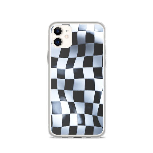 Chess Board Black White iPhone Clear Thin Case CREATIVETECH