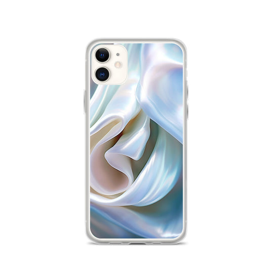 Tender White Pearl iPhone Clear Thin Case CREATIVETECH