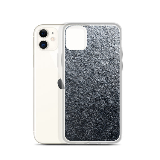 Silver Foil Metal iPhone Clear Thin Case CREATIVETECH