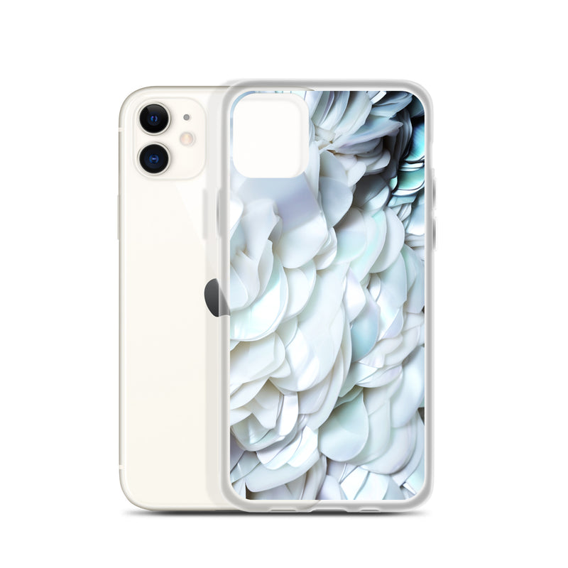 Load image into Gallery viewer, Tender White Pearl iPhone Clear Thin Case CREATIVETECH
