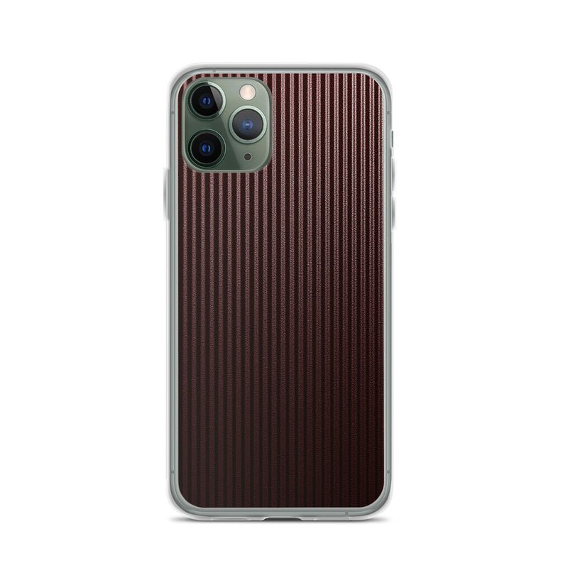 Load image into Gallery viewer, Dark Red Carbon Fiber iPhone Clear Thin Case CREATIVETECH