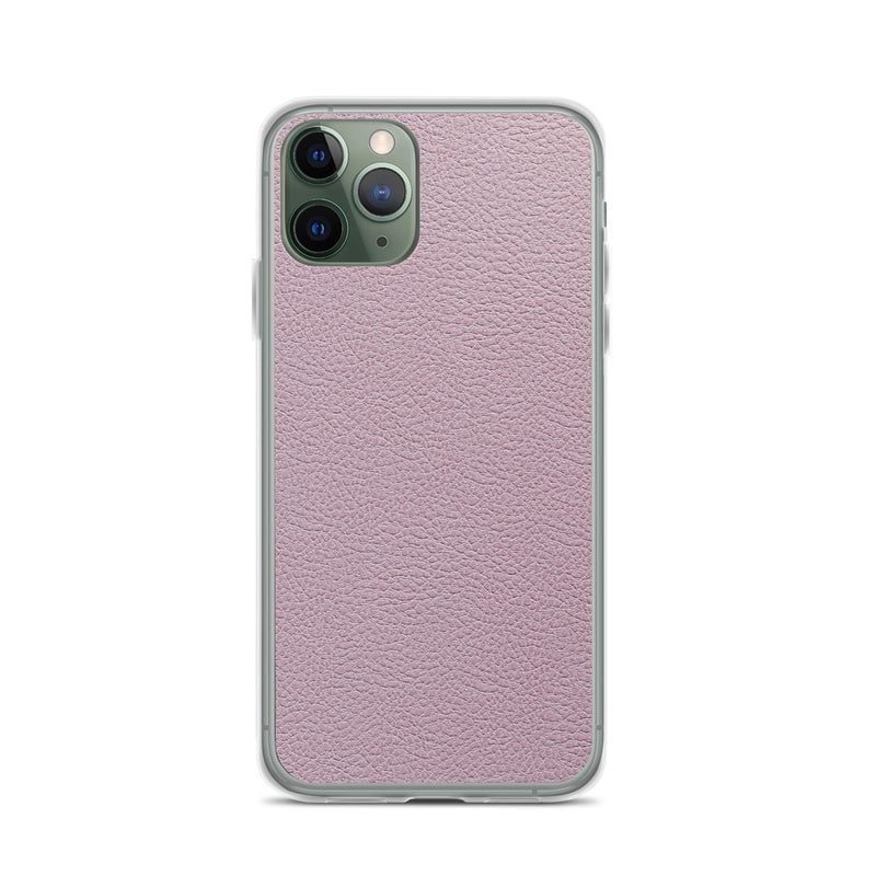 Load image into Gallery viewer, Candy Pink Leather iPhone Clear Thin Case CREATIVETECH