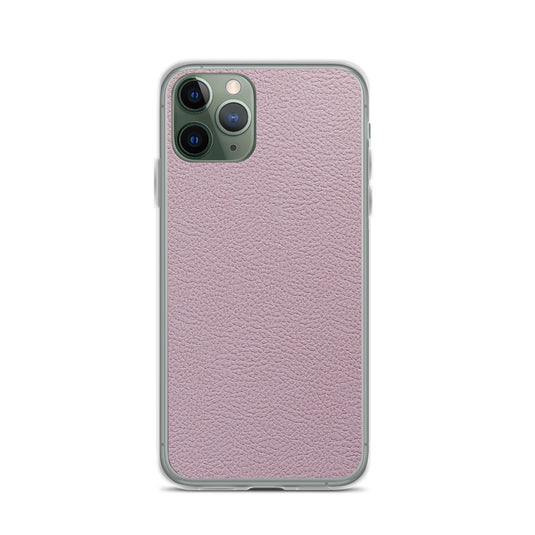 Candy Pink Leather iPhone Clear Thin Case CREATIVETECH