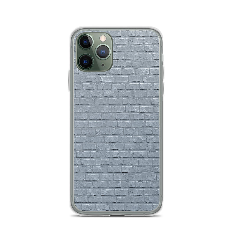 Load image into Gallery viewer, White Brick Stone iPhone Clear Thin Case CREATIVETECH