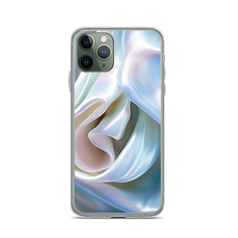 Load image into Gallery viewer, Tender White Pearl iPhone Clear Thin Case CREATIVETECH
