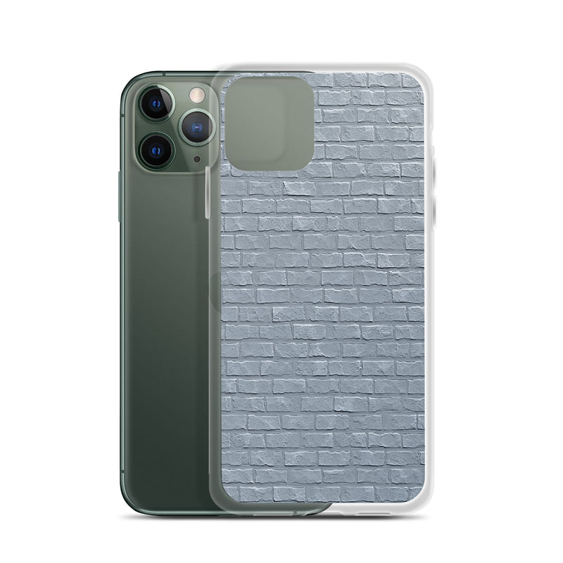 Load image into Gallery viewer, White Brick Stone iPhone Clear Thin Case CREATIVETECH
