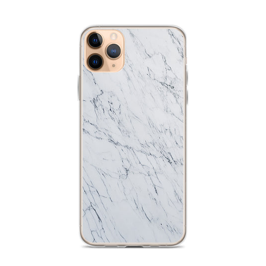 White Marble Stone iPhone Clear Thin Case CREATIVETECH