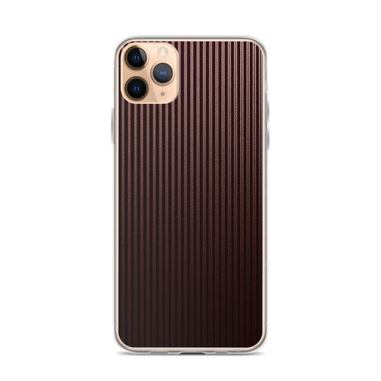 Dark Red Carbon Fiber iPhone Clear Thin Case CREATIVETECH