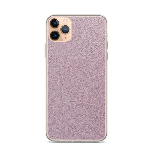 Candy Pink Leather iPhone Clear Thin Case CREATIVETECH