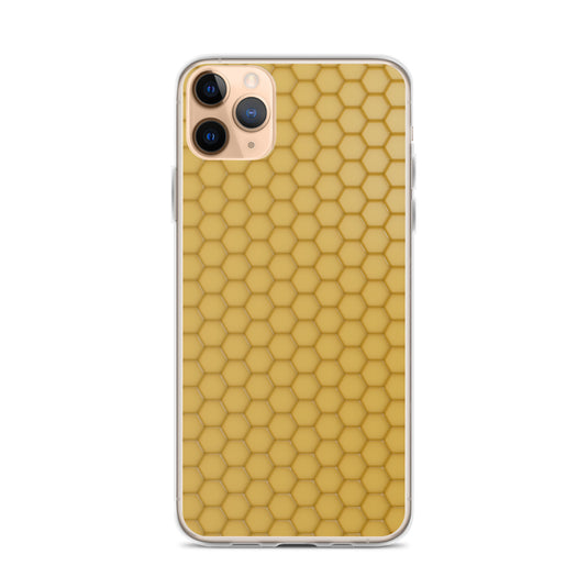 Honeycomb Wax Yellow  iPhone Clear Thin Case CREATIVETECH