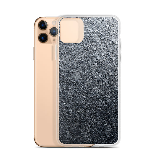 Silver Foil Metal iPhone Clear Thin Case CREATIVETECH