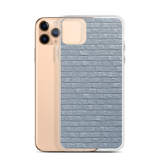 White Brick Stone iPhone Clear Thin Case CREATIVETECH