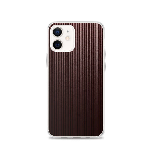 Dark Red Carbon Fiber iPhone Clear Thin Case CREATIVETECH