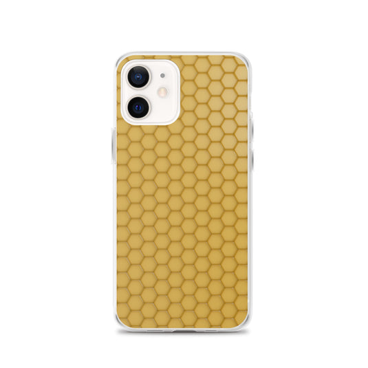 Honeycomb Wax Yellow  iPhone Clear Thin Case CREATIVETECH