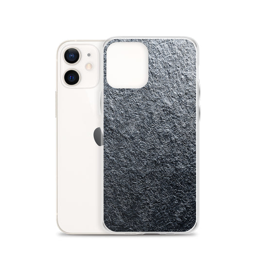 Silver Foil Metal iPhone Clear Thin Case CREATIVETECH