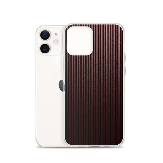 Dark Red Carbon Fiber iPhone Clear Thin Case CREATIVETECH