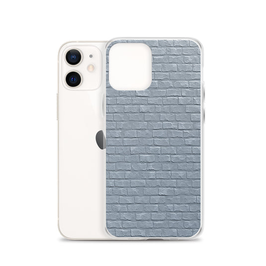 White Brick Stone iPhone Clear Thin Case CREATIVETECH