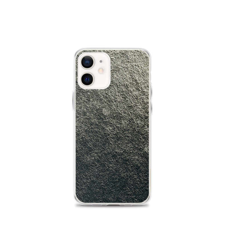 Load image into Gallery viewer, Golden Metal Foil iPhone Clear Thin Case CREATIVETECH