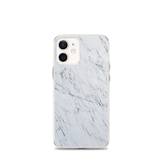 White Marble Stone iPhone Clear Thin Case CREATIVETECH