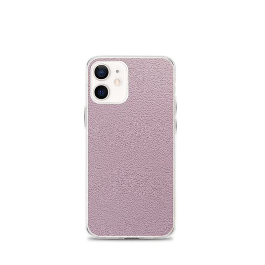 Candy Pink Leather iPhone Clear Thin Case CREATIVETECH