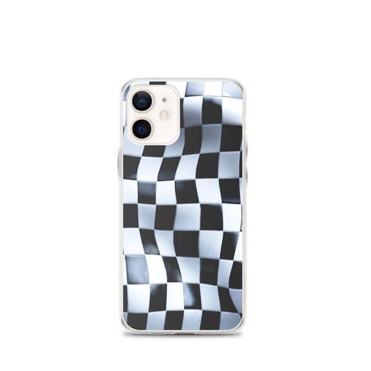 Chess Board Black White iPhone Clear Thin Case CREATIVETECH