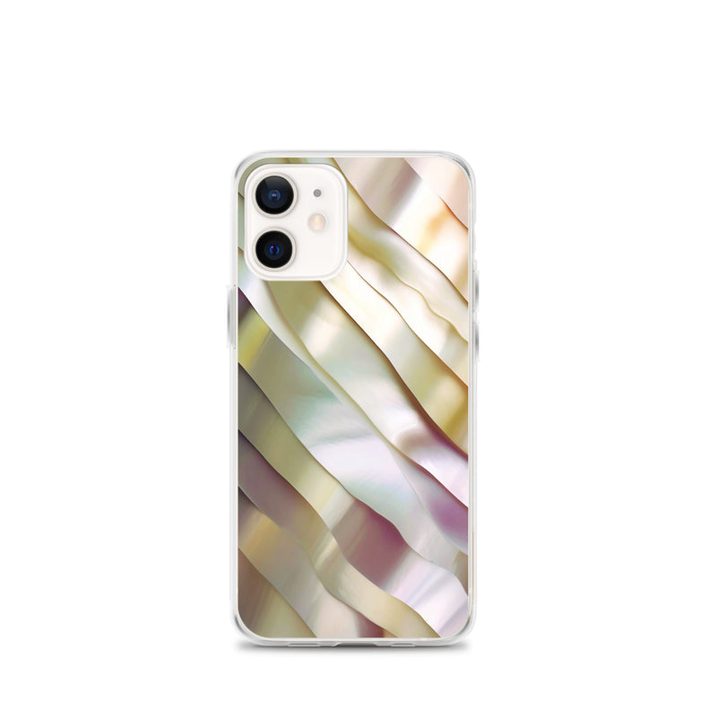 Load image into Gallery viewer, Soft Yellow Pink Pearl iPhone Clear Thin Case CREATIVETECH
