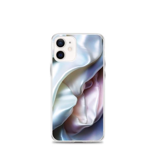 Tender Pink Blue Pearl iPhone Clear Thin Case CREATIVETECH