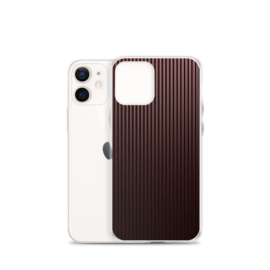 Dark Red Carbon Fiber iPhone Clear Thin Case CREATIVETECH