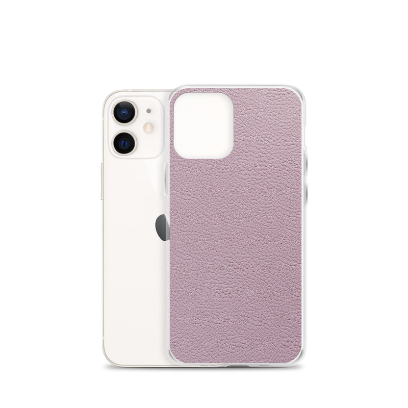 Load image into Gallery viewer, Candy Pink Leather iPhone Clear Thin Case CREATIVETECH