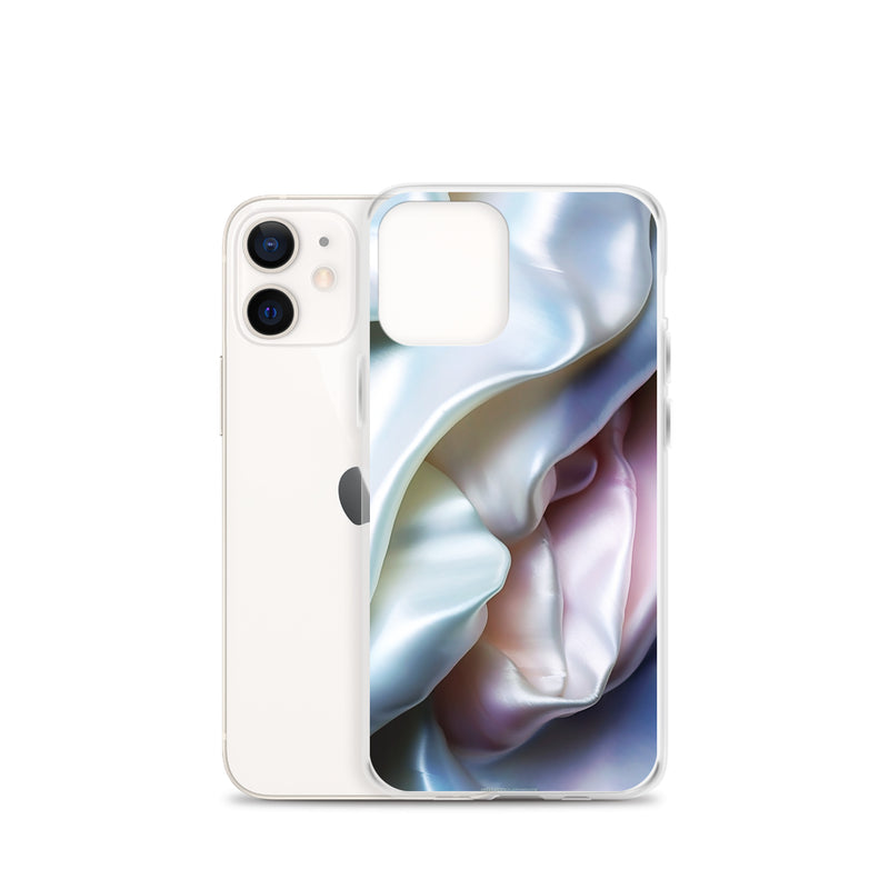 Load image into Gallery viewer, Tender Pink Blue Pearl iPhone Clear Thin Case CREATIVETECH
