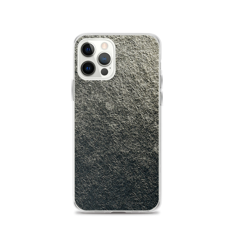 Load image into Gallery viewer, Golden Metal Foil iPhone Clear Thin Case CREATIVETECH