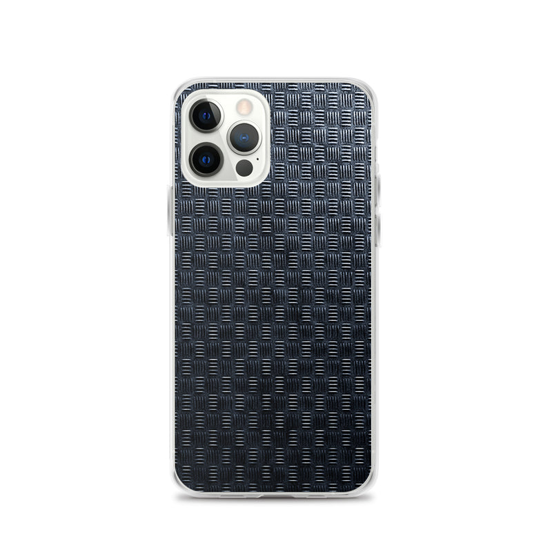 Load image into Gallery viewer, Subway Grid Metal iPhone Clear Thin Case CREATIVETECH