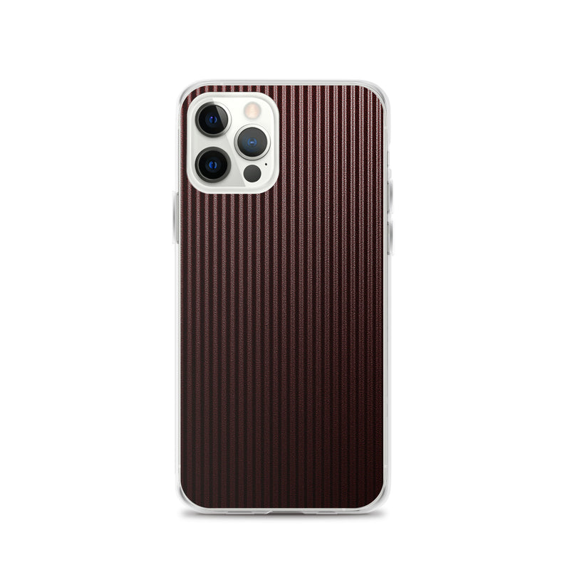 Load image into Gallery viewer, Dark Red Carbon Fiber iPhone Clear Thin Case CREATIVETECH
