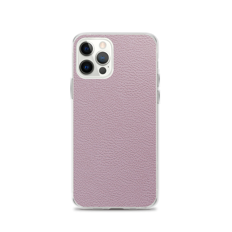 Load image into Gallery viewer, Candy Pink Leather iPhone Clear Thin Case CREATIVETECH