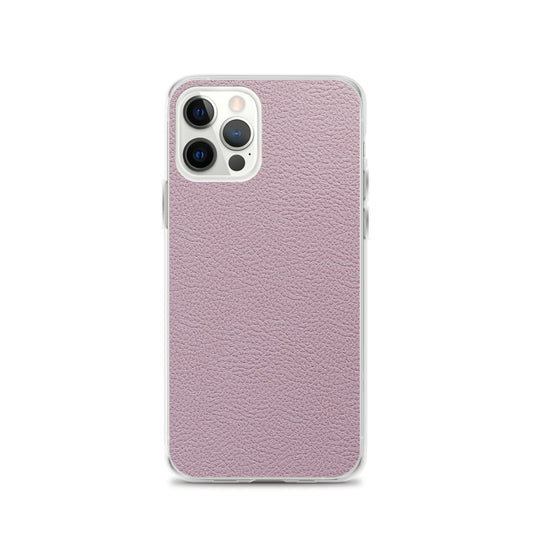 Candy Pink Leather iPhone Clear Thin Case CREATIVETECH