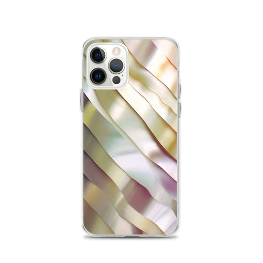 Soft Yellow Pink Pearl iPhone Clear Thin Case CREATIVETECH
