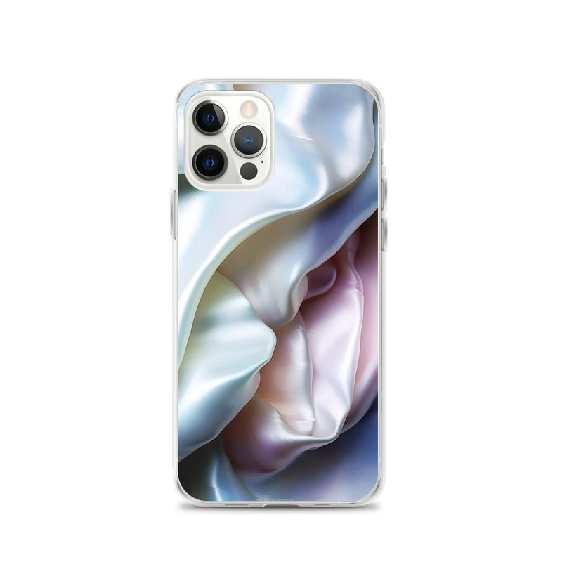 Load image into Gallery viewer, Tender Pink Blue Pearl iPhone Clear Thin Case CREATIVETECH
