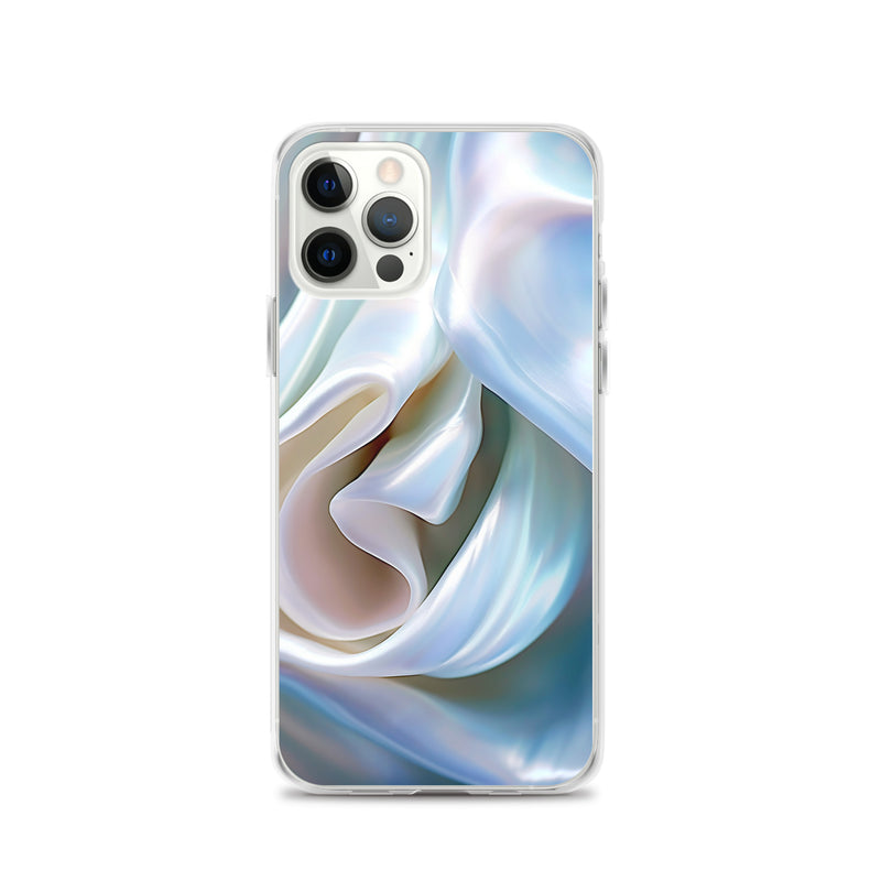 Load image into Gallery viewer, Tender White Pearl iPhone Clear Thin Case CREATIVETECH
