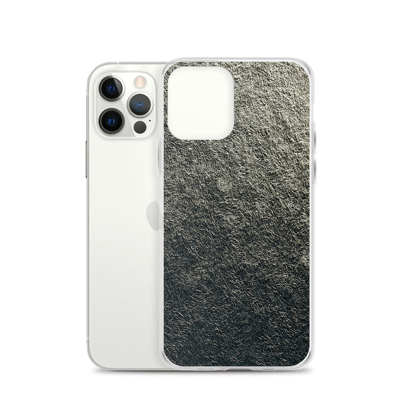 Load image into Gallery viewer, Golden Metal Foil iPhone Clear Thin Case CREATIVETECH