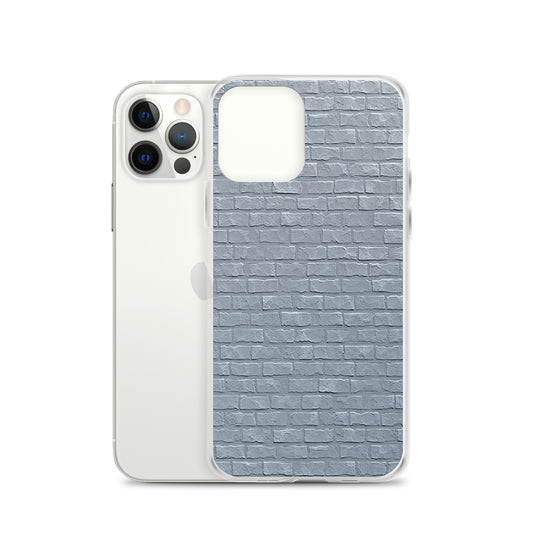 White Brick Stone iPhone Clear Thin Case CREATIVETECH