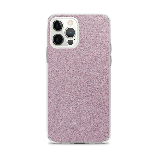 Candy Pink Leather iPhone Clear Thin Case CREATIVETECH