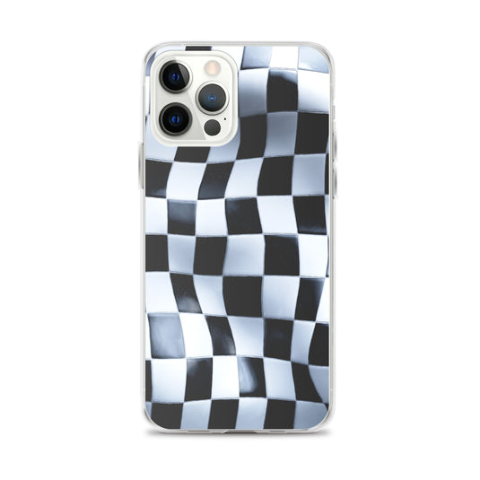 Chess Board Black White iPhone Clear Thin Case CREATIVETECH