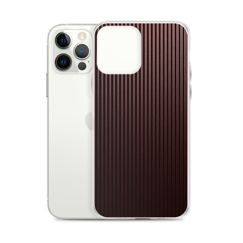 Load image into Gallery viewer, Dark Red Carbon Fiber iPhone Clear Thin Case CREATIVETECH