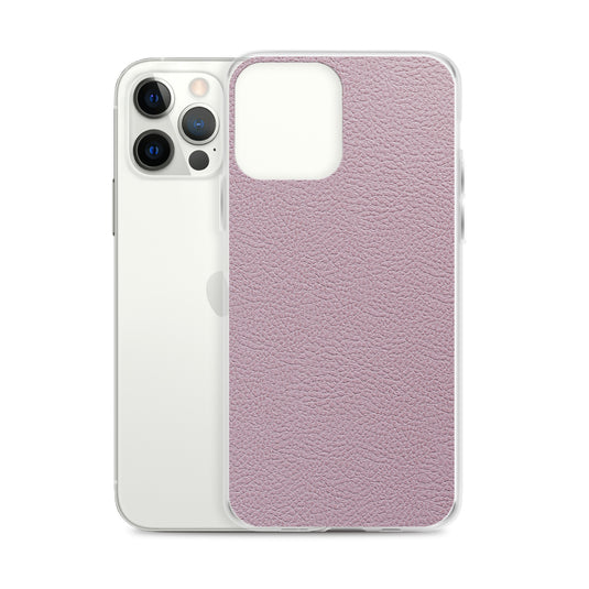 Candy Pink Leather iPhone Clear Thin Case CREATIVETECH