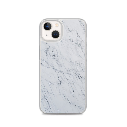 White Marble Stone iPhone Clear Thin Case CREATIVETECH