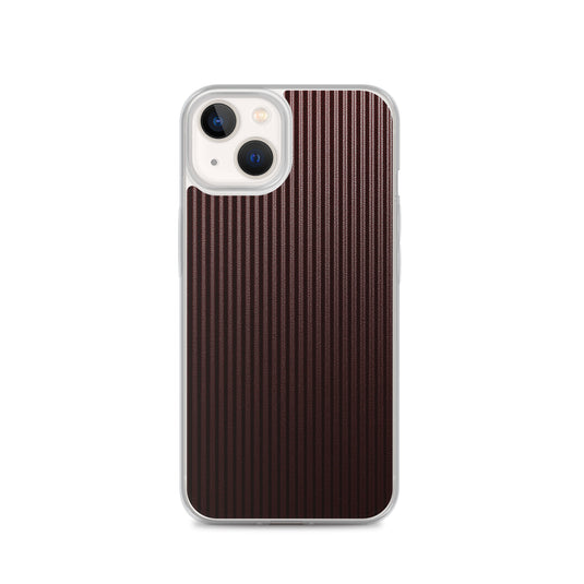 Dark Red Carbon Fiber iPhone Clear Thin Case CREATIVETECH