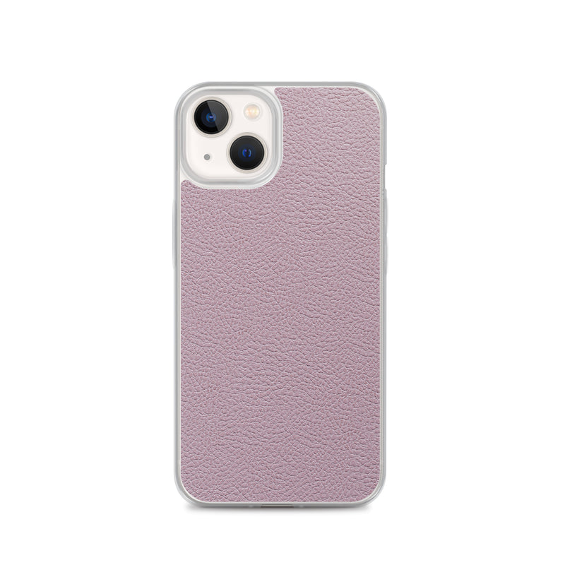 Load image into Gallery viewer, Candy Pink Leather iPhone Clear Thin Case CREATIVETECH