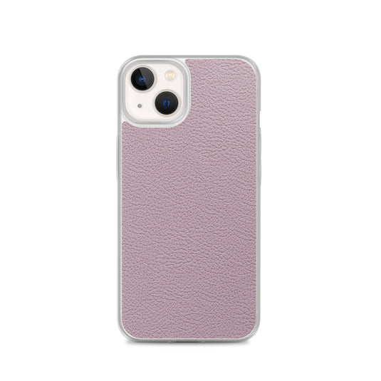 Candy Pink Leather iPhone Clear Thin Case CREATIVETECH