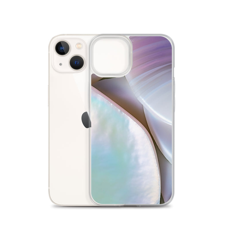 Load image into Gallery viewer, Mother of Pearl Soft Pink iPhone Clear Thin Case CREATIVETECH